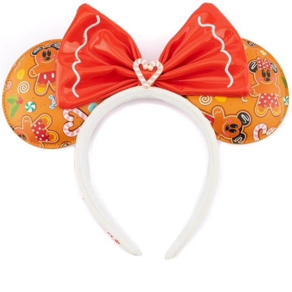 Loungefly Accessories - Loungefly Disney Minnie Mouse Gingerbread Headband With Dustbag